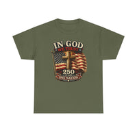 Load image into Gallery viewer, In God We Trust, 250 Years, One Nation – Dark Color Shirts