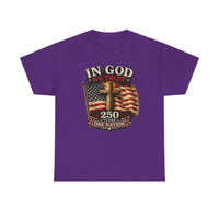 Load image into Gallery viewer, In God We Trust, 250 Years, One Nation – Dark Color Shirts
