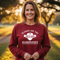 Load image into Gallery viewer, Blessed are the Grandparents Sweatshirt - Faith-Filled Comfort for Grandparents
