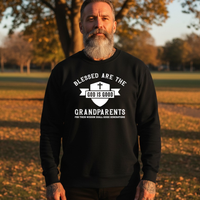 Load image into Gallery viewer, Blessed are the Grandparents Sweatshirt - Faith-Filled Comfort for Grandparents