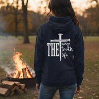 Load image into Gallery viewer, The Way, Truth, Life' Cross Design Hoodie