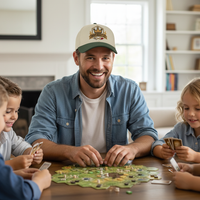 Load image into Gallery viewer, Settler Cross – 5 Panel Cap (The Island Crown)